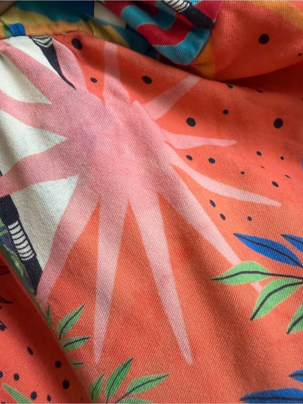 Farm Rio x Anthropologie MEDIUM halterneck printed wide leg jumpsuit - Picture 7 of 12